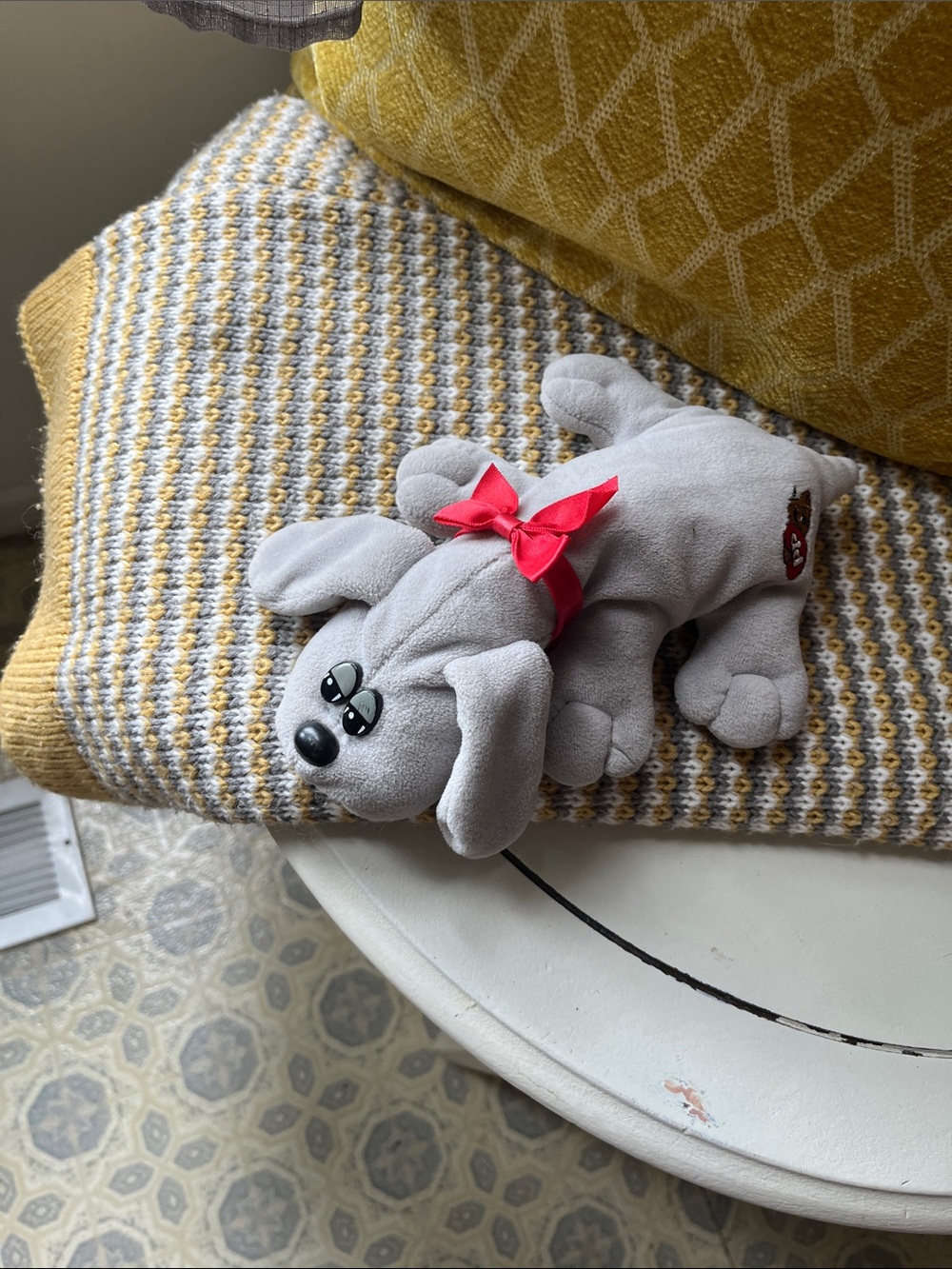 Plush dog